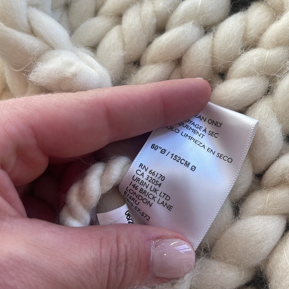 Anthropologie knit wool tree skirt - Picture 4 of 5